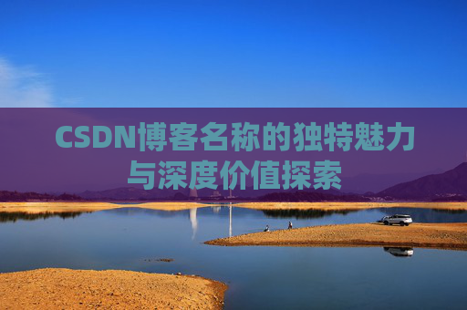 CSDN博客名称的独特魅力与深度价值探索